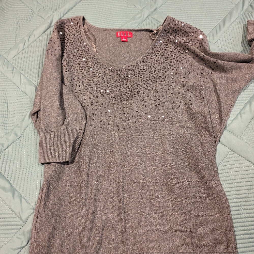 Elle sweater with sequin